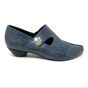 Josef Seibel Tina 41 Leather Mary Jane Dark Blue